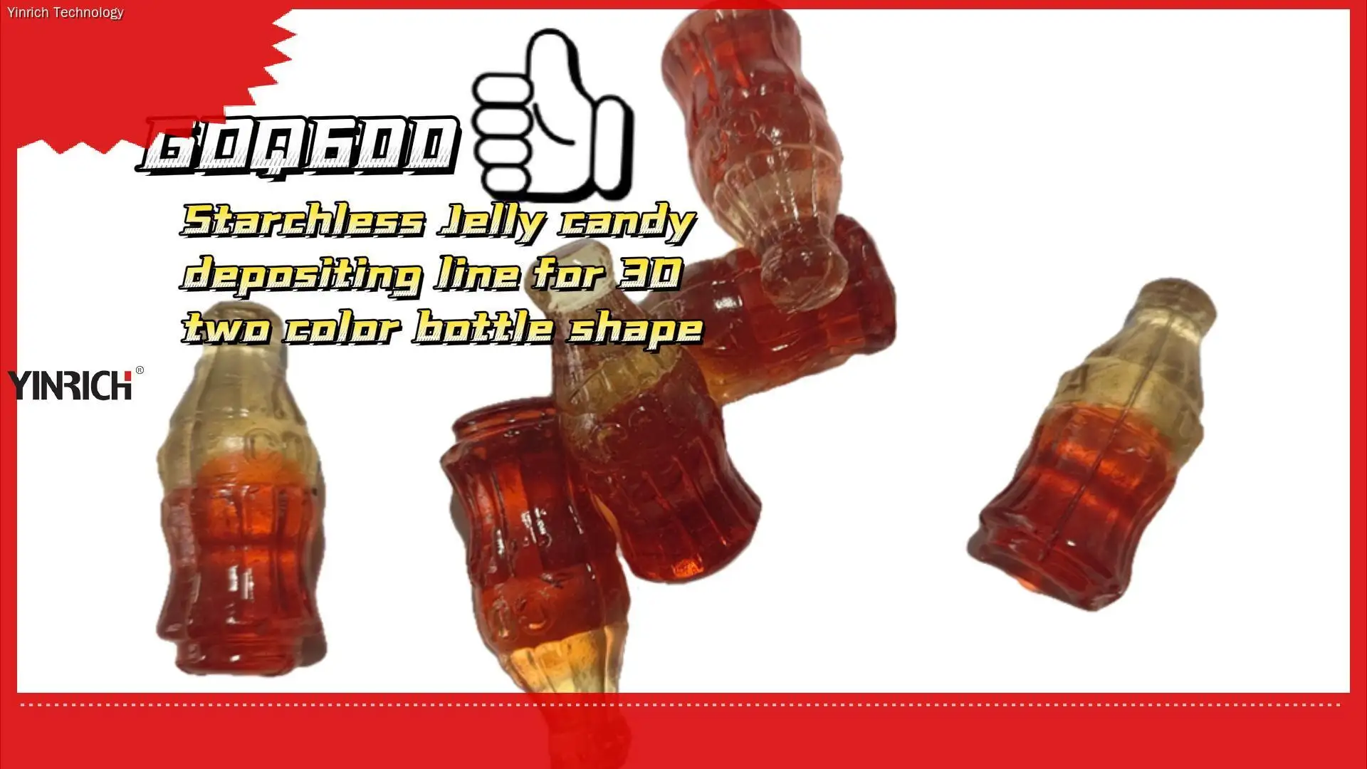 Stroj na výrobu želé gumových cukríkov - pokročilý a kontinuálny závod 1