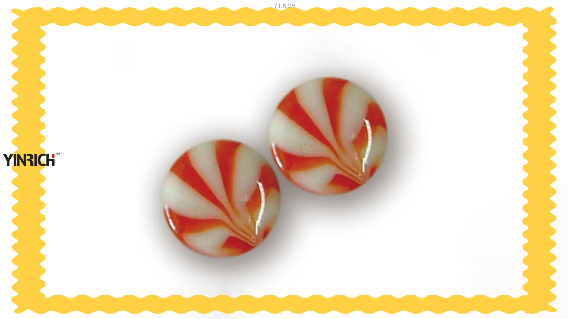 Tvåfärgad randig godisdeponeringslinje1 1