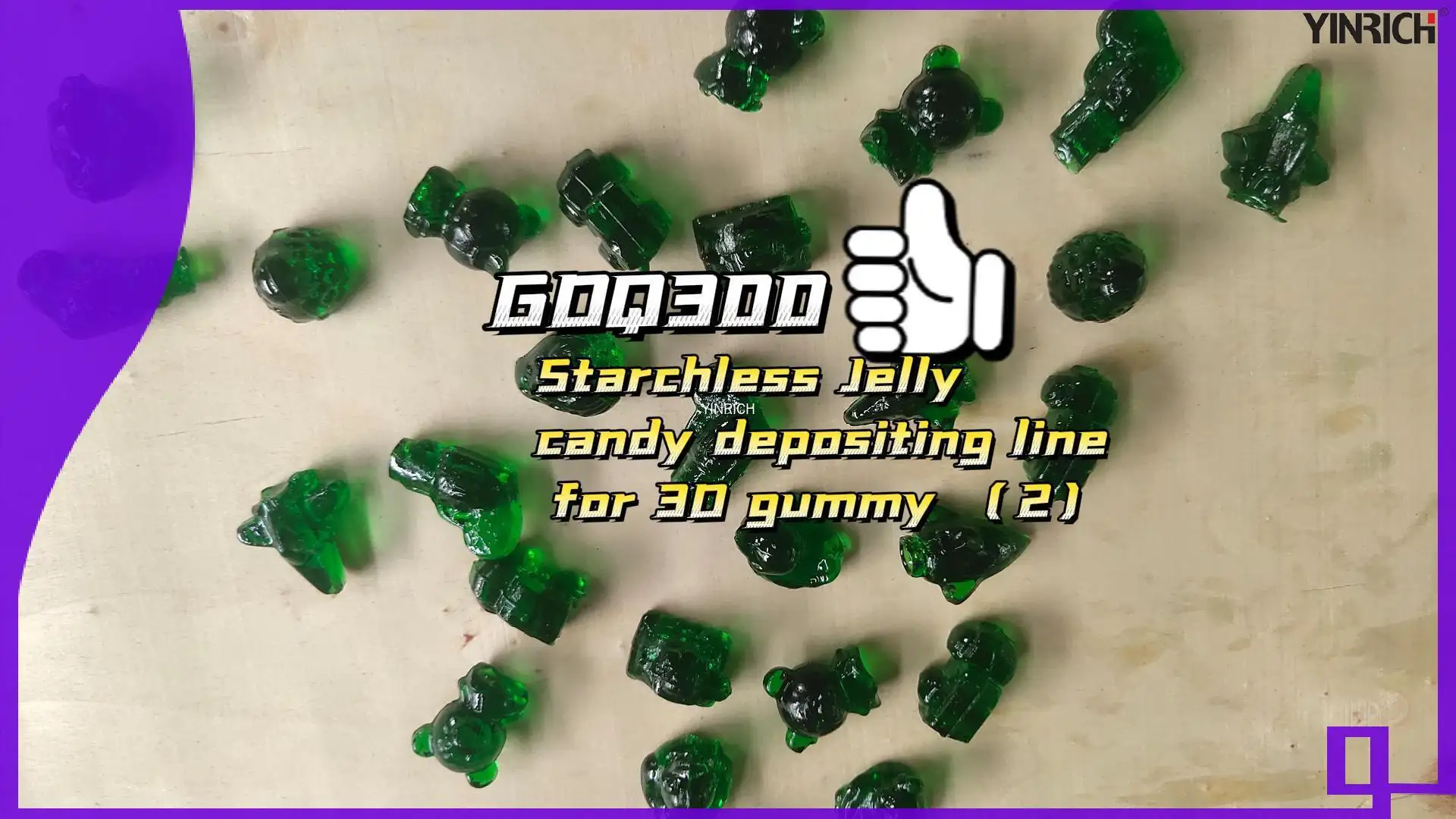 Yinrich 3D Jelly Candy Production Line - Jelly Depositor Machine 1