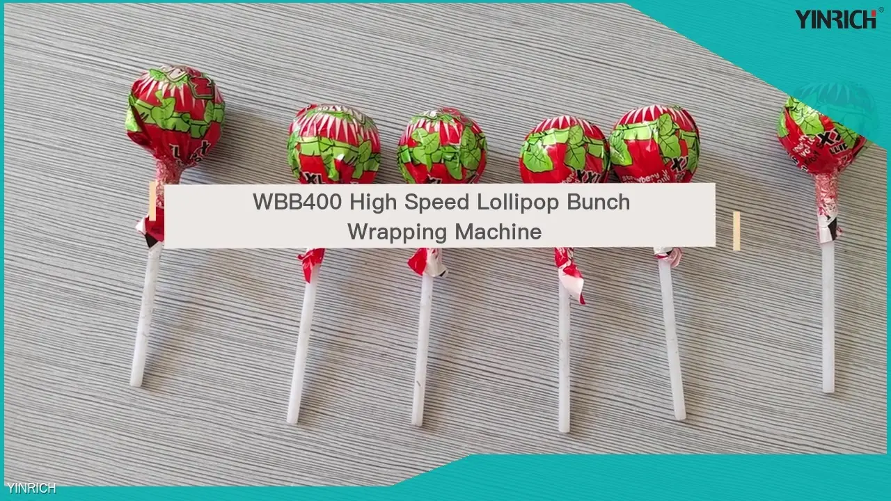 Stroj na balenie lízaniek - vysokorýchlostný servo systém 1