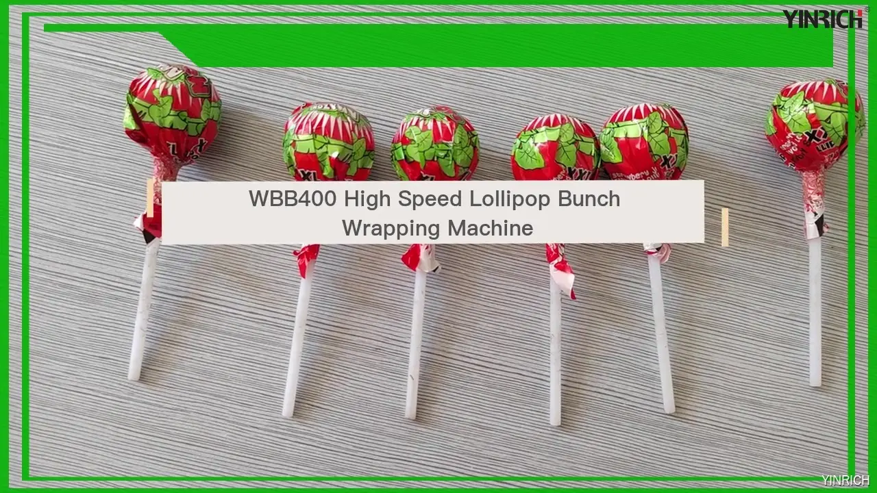 High-Speed Lollipop Bunch Wrapping Machine - Professional Candy Manufacturing Equipment 1