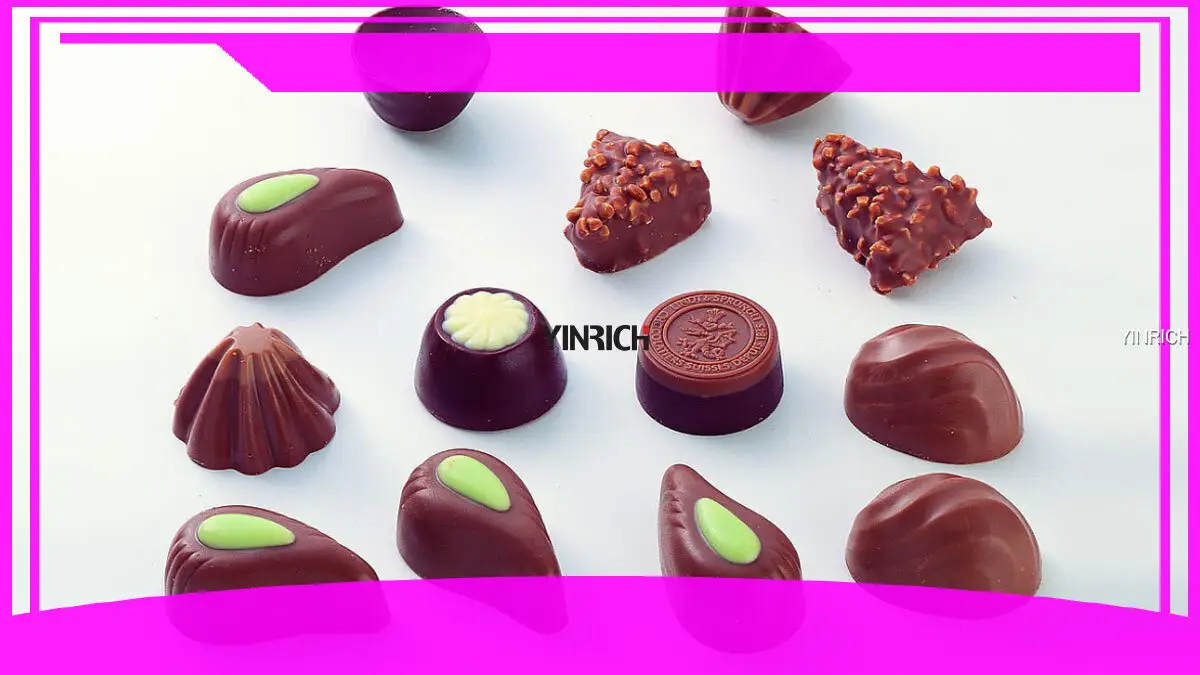 Kontinuerlig produktionslinje för chokladgjutning med PLC-styrning 1