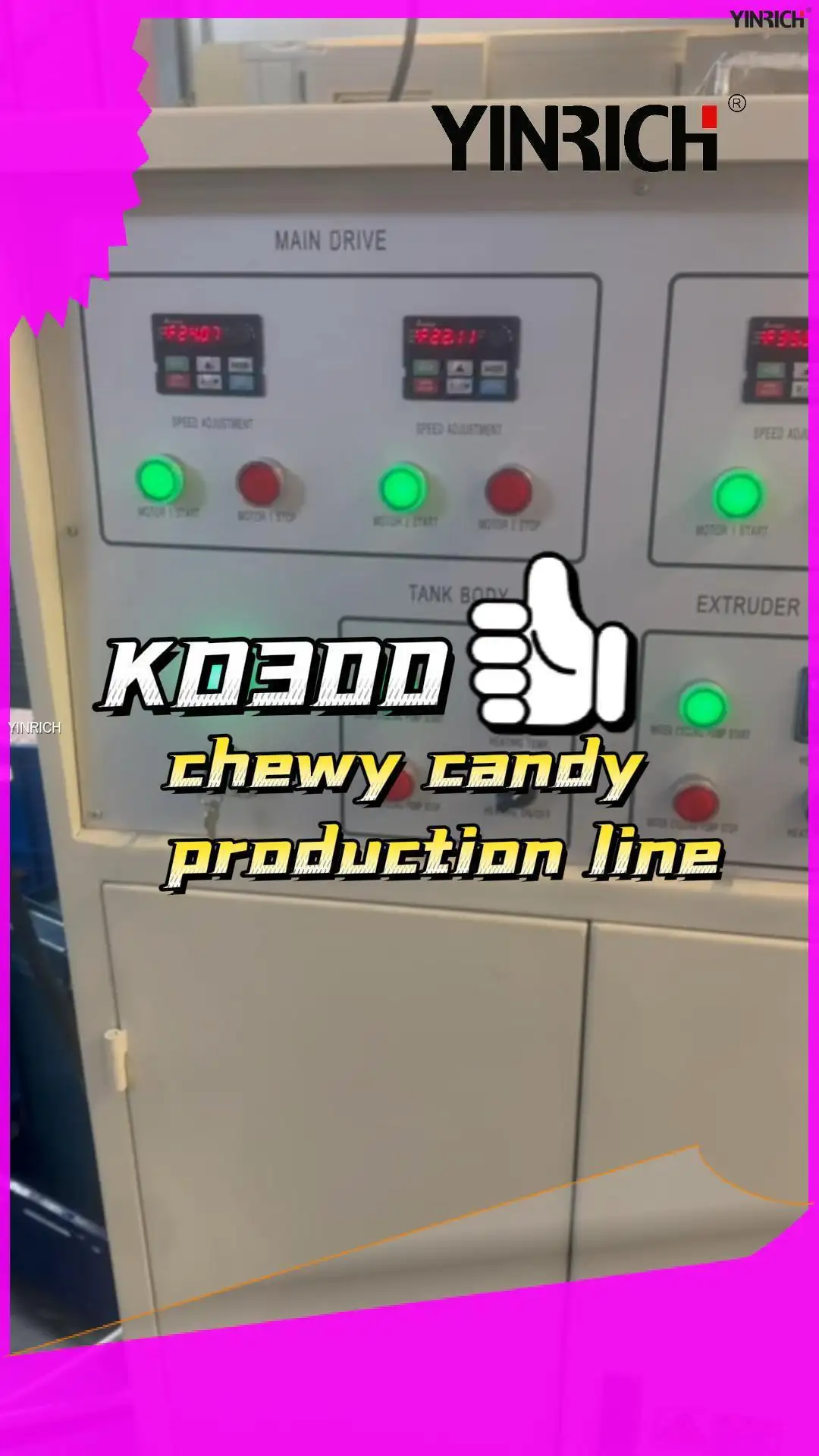 Jalur Produksi Permen Yinrich nganggo Mesin Bungkus2 1
