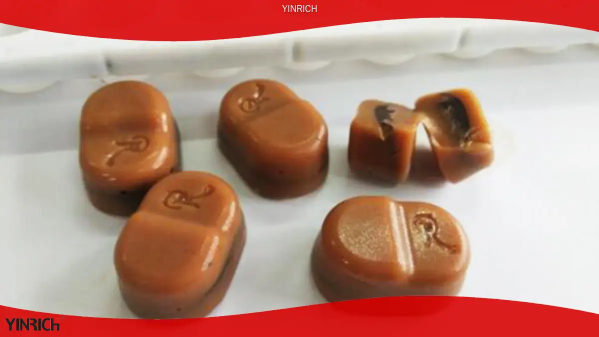 Stroj na výrobu karamelu YINRICH: Řízený PLC, kapacita 300 kg/h 1