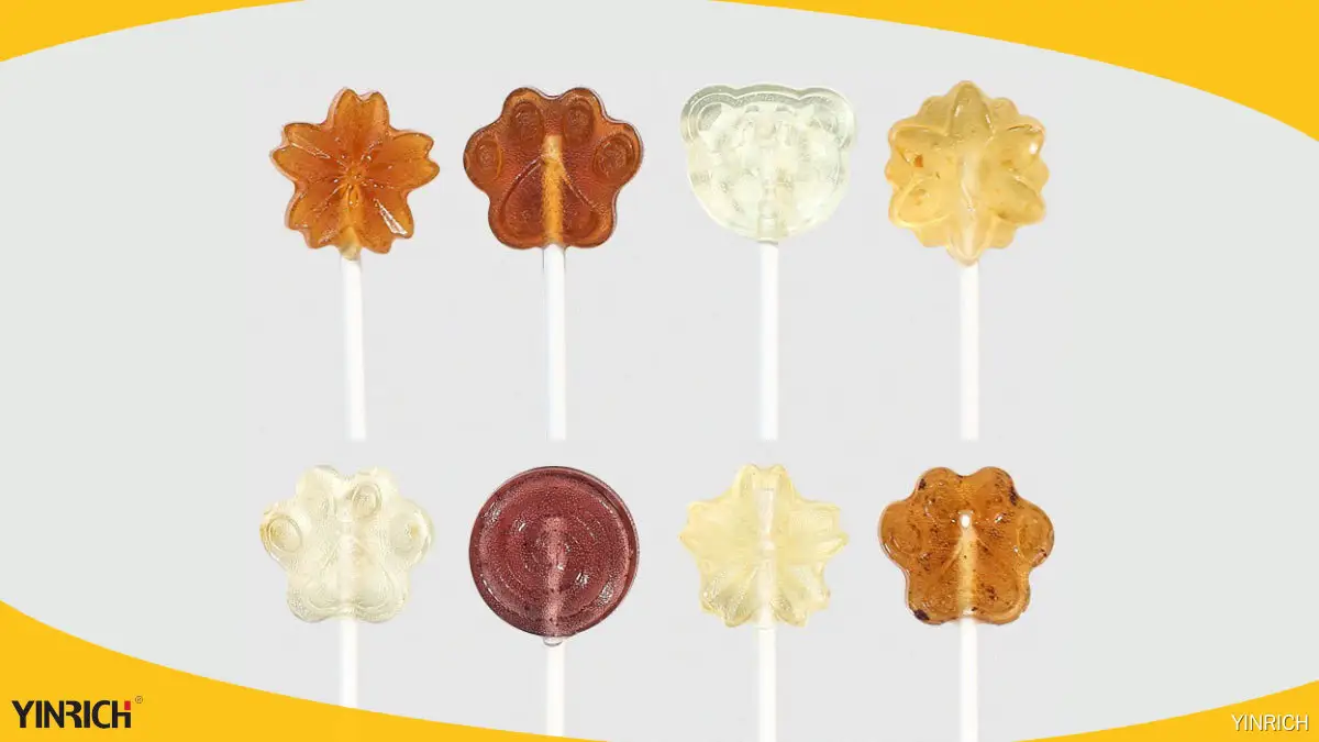 Mesin Pembentuk sareng Pembungkus Lollipop Datar TE600 Otomatis Pinuh 1