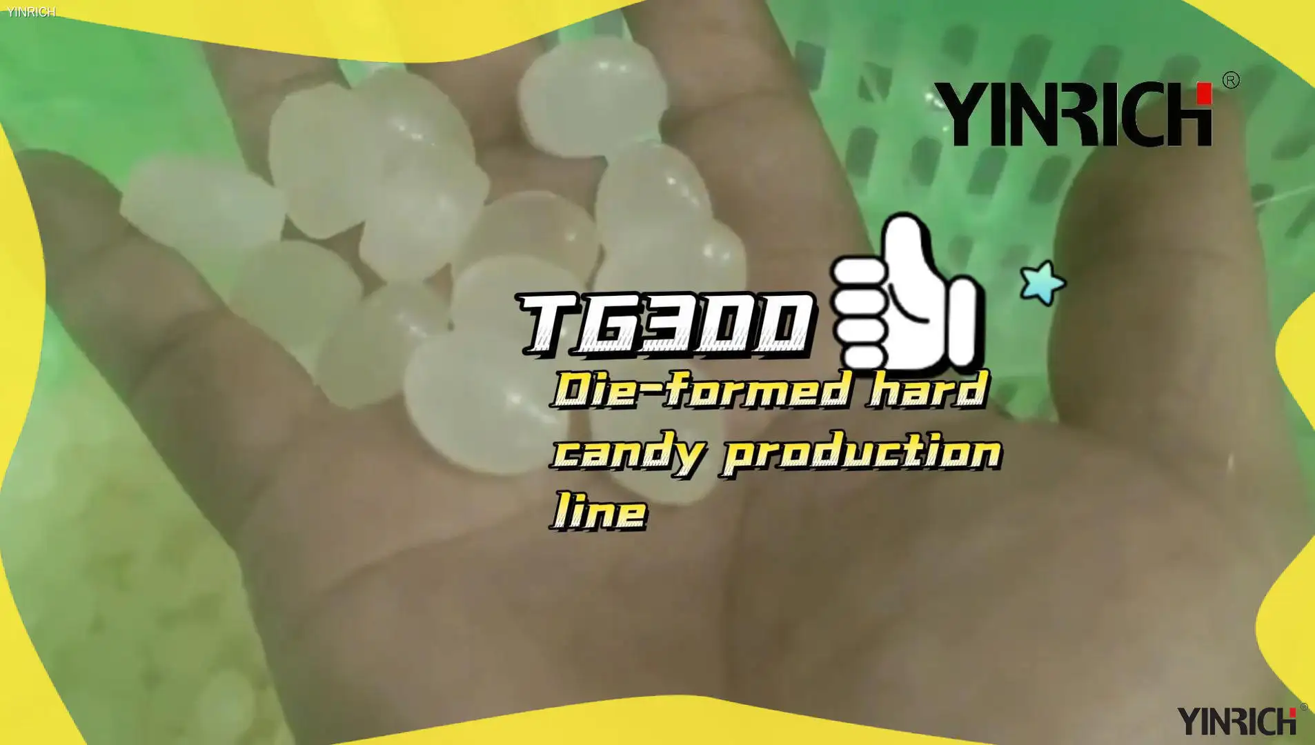 उच्च-गुणवत्तेच्या मिठाईसाठी TG300 डाय-फॉर्म्ड हार्ड कँडी मशीन 1