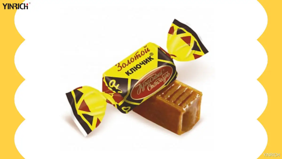 Stroj na balenie cukríkov YINRICH KD-300 - Efektívna dvojfarebná výroba cukríkov 1