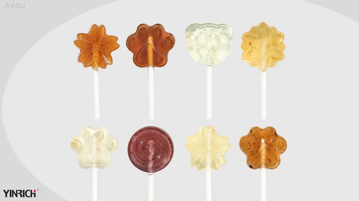 Mesin Pembentuk &amp; Pembungkus Lollipop Datar TE600 Otomatis Pinuh 1