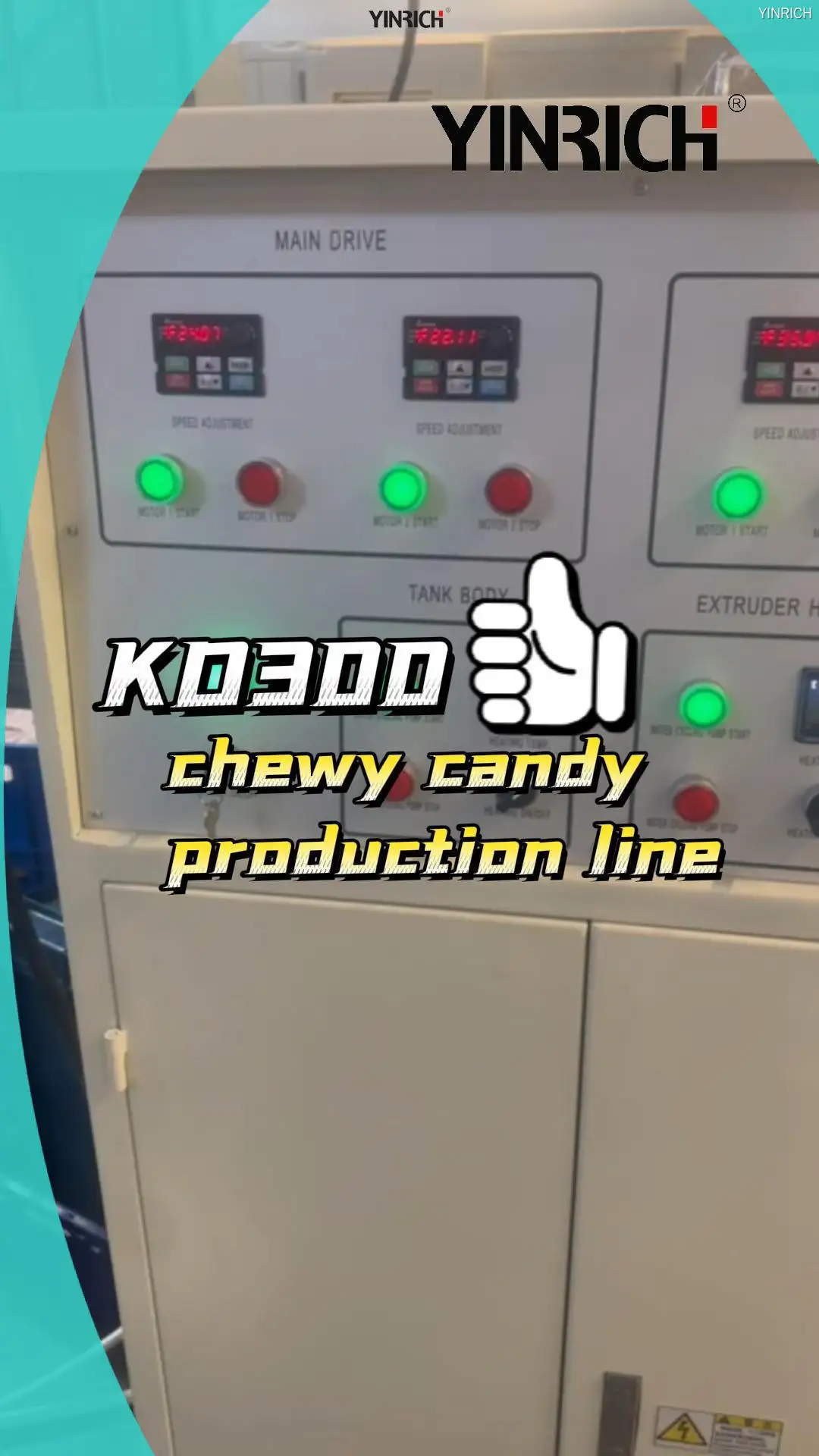 Jalur Produksi Permen Kenyal nganggo Mesin Bungkus 1