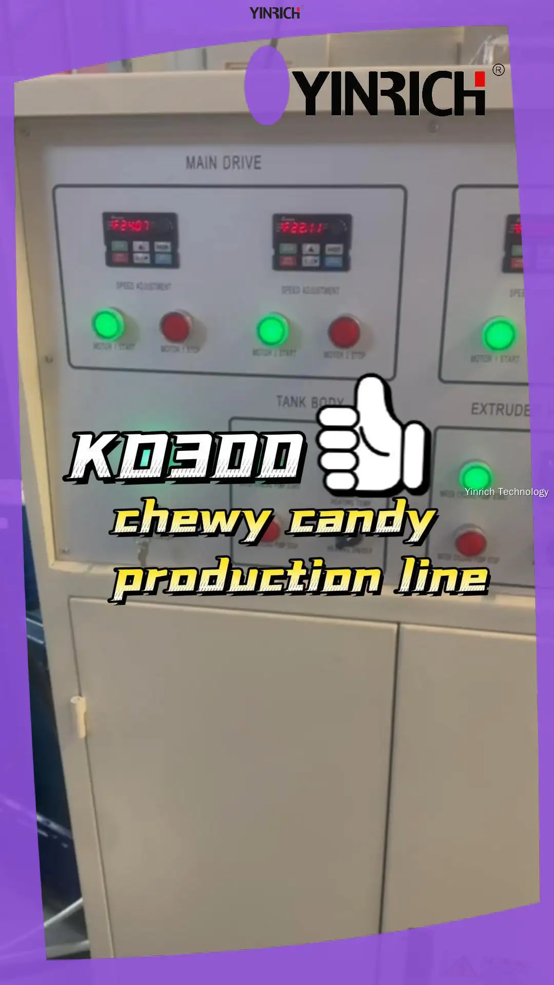 Yinrich Chewy Candy Production Line with Wrapping Machine 1