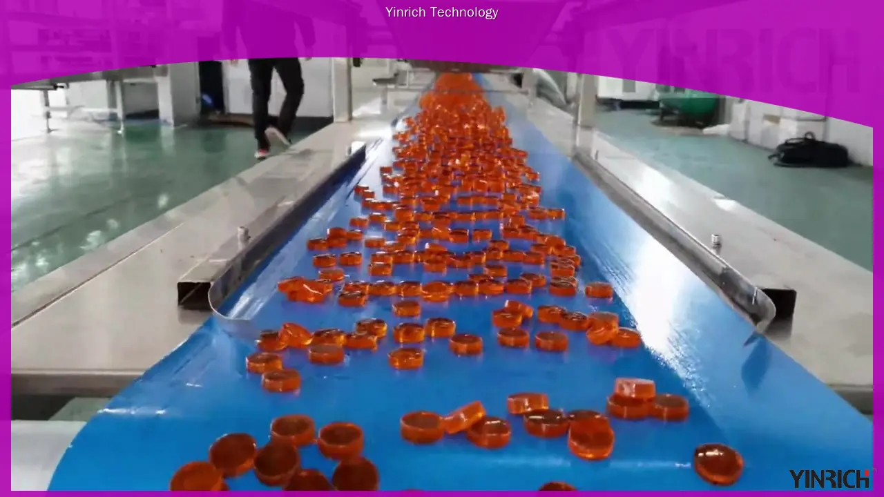 Jalur Produksi Permen Jeli Profesional | Yinrich - Pangalaman 10 Taun | Uji Coba Sateuacan Dikirim | Mesin Deposit Jeli 1