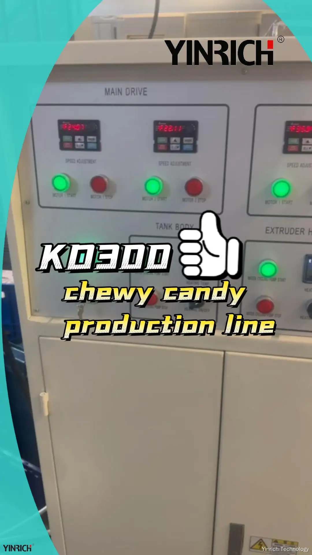 Lini Produksi Permen Kunyah Yinrich: Solusi Manis dengan Mesin Pengemas 1
