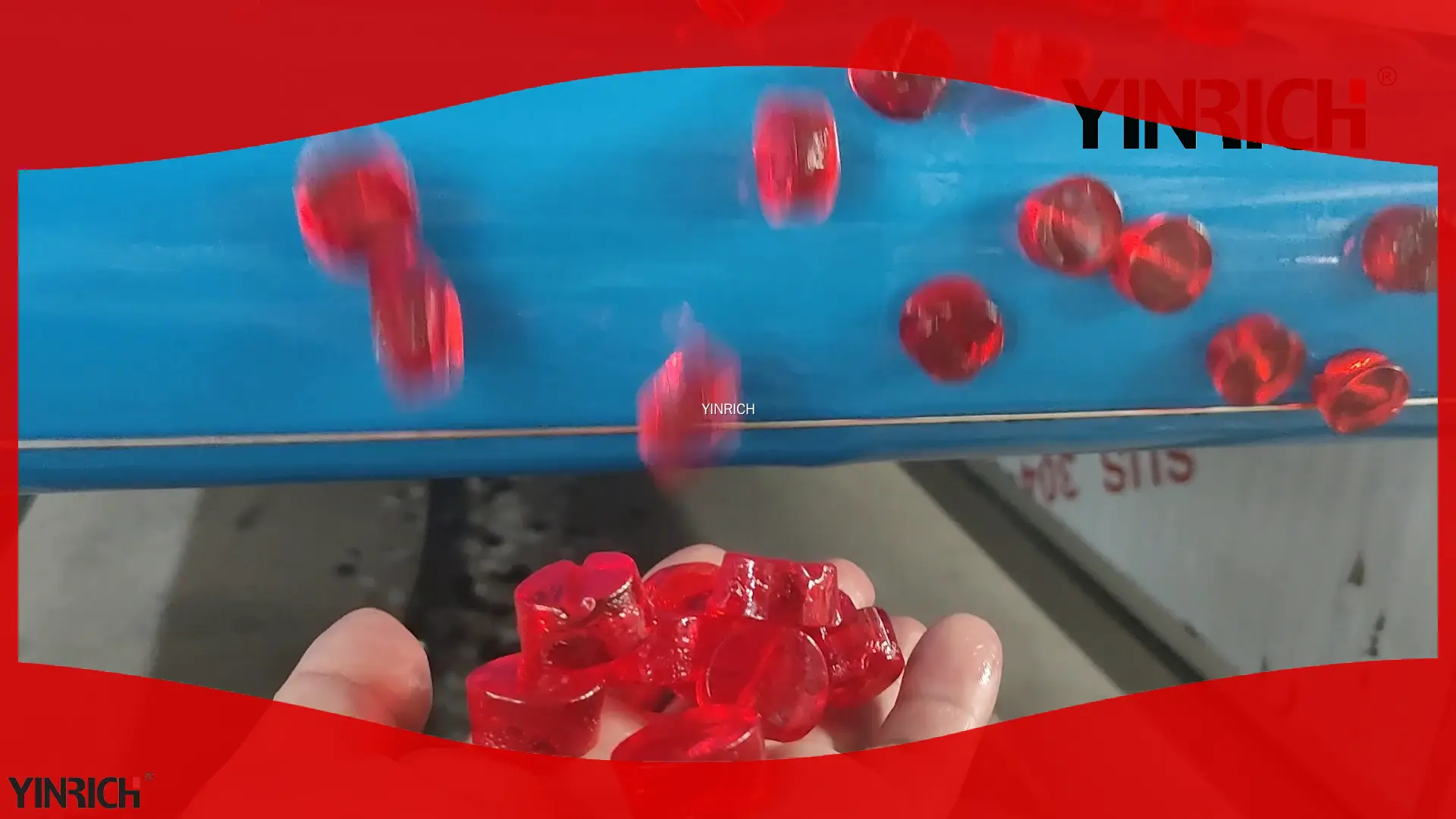Linka na nanášení želé bonbónů bez škrobu: Yinrich GDQ150 1
