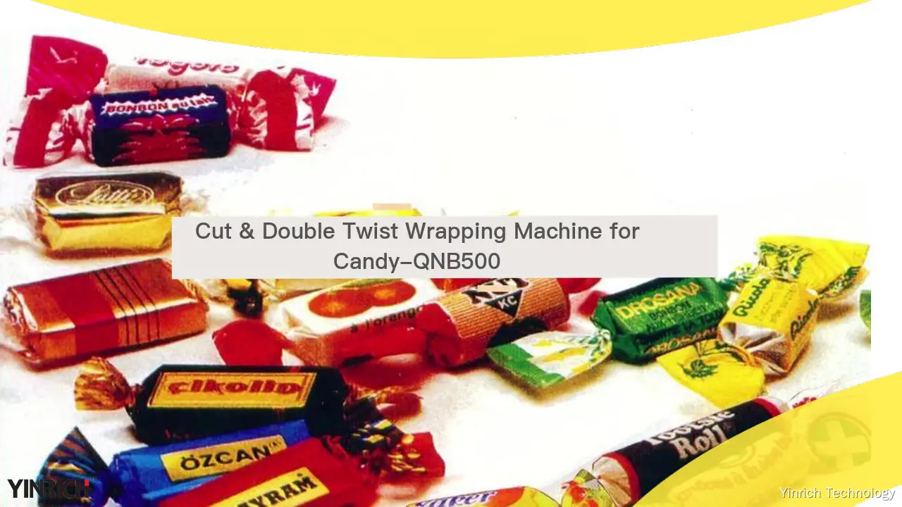 YINRICH QNB500 Cut & Twist Wrapping Machine - Candy Manufacturing 1