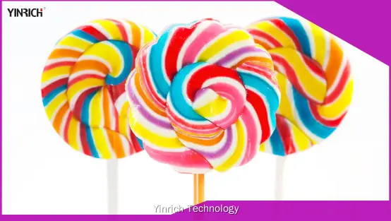 YINRICH® 棒棒糖製造機 - 螺旋棒棒糖生產線 1