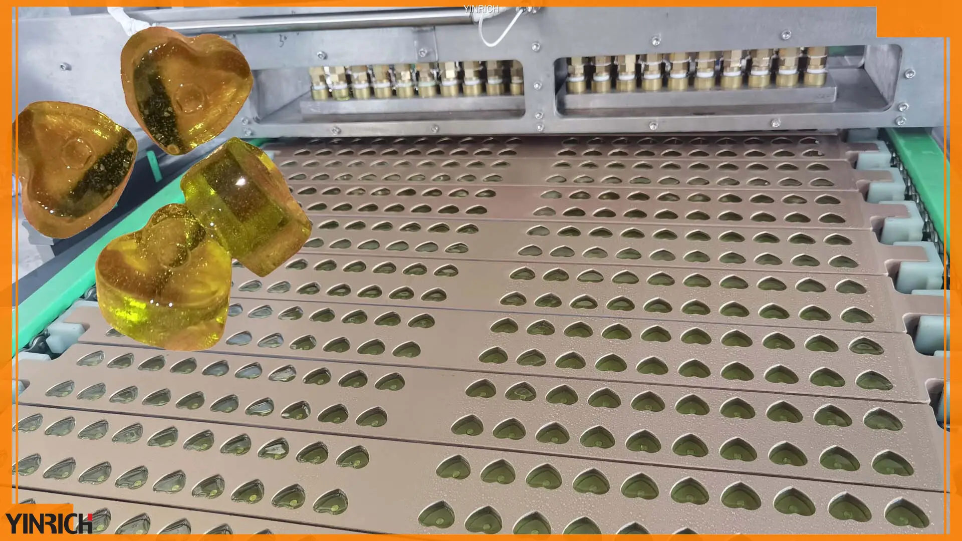 Línia de producció de caramels gomosos en forma de cor - Preu de fàbrica 2022 1