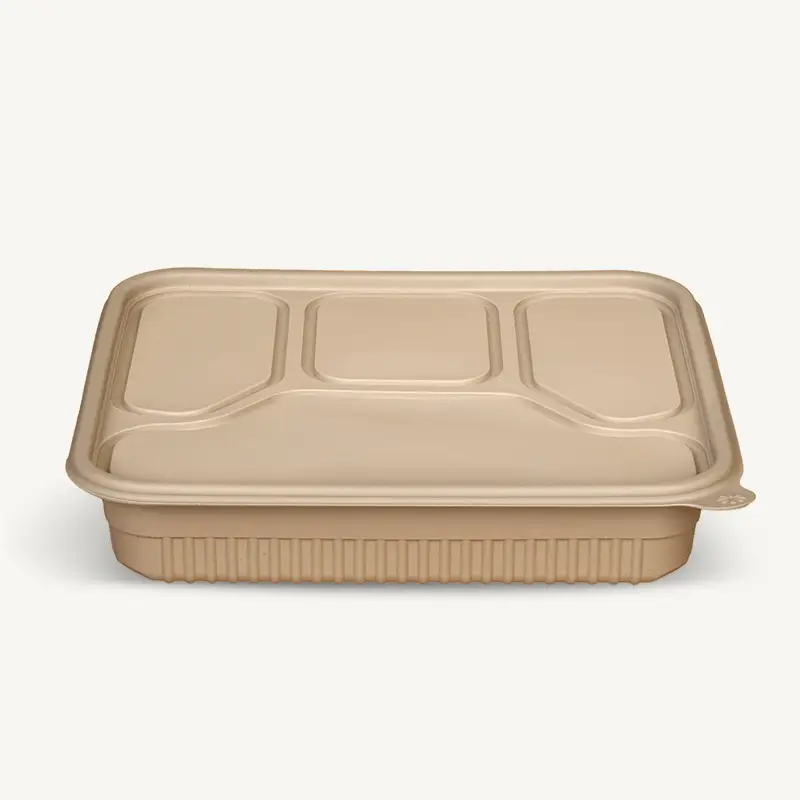 ZSS-4G1000 OEM BioBamboo Disposable Bamboo Lunch Box 1