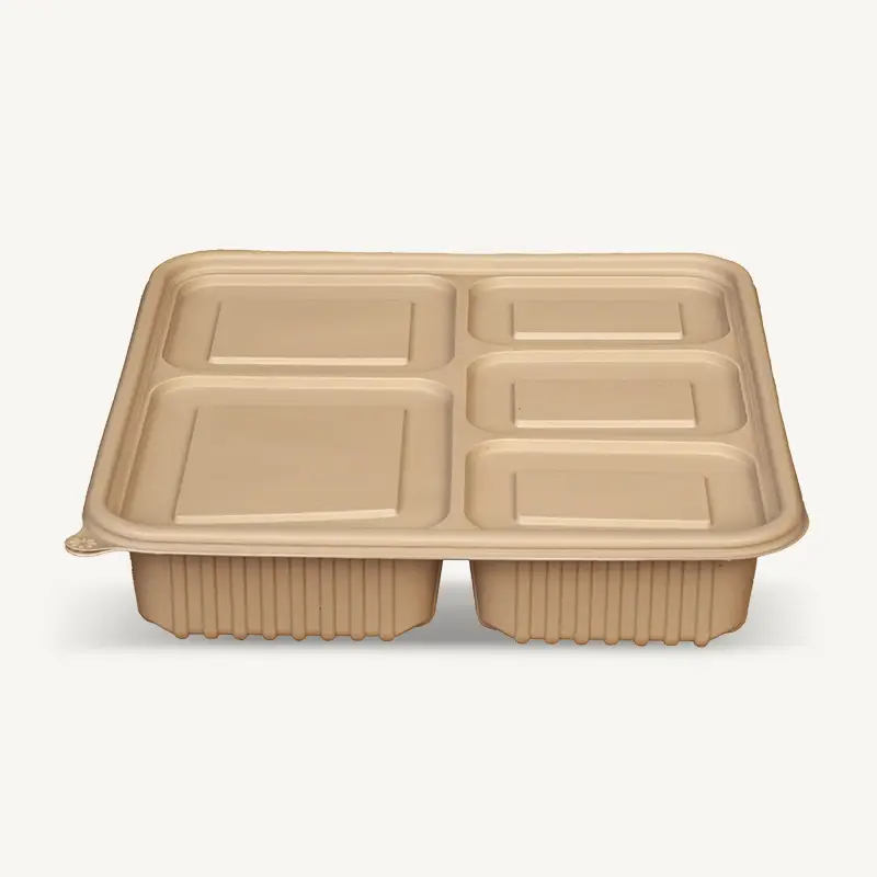 ZSS-5G1800 Custom BioBamboo Disposable Bamboo Lunch Box 1