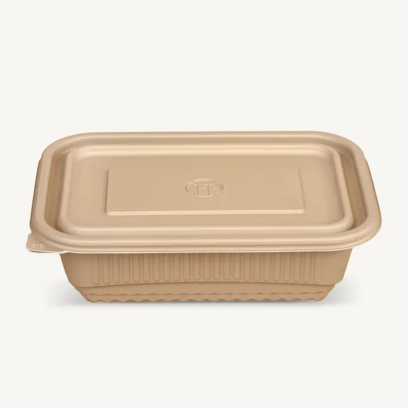 ZSS-F1000 Degradable BioBamboo Disposable Bamboo Lunch Box 1