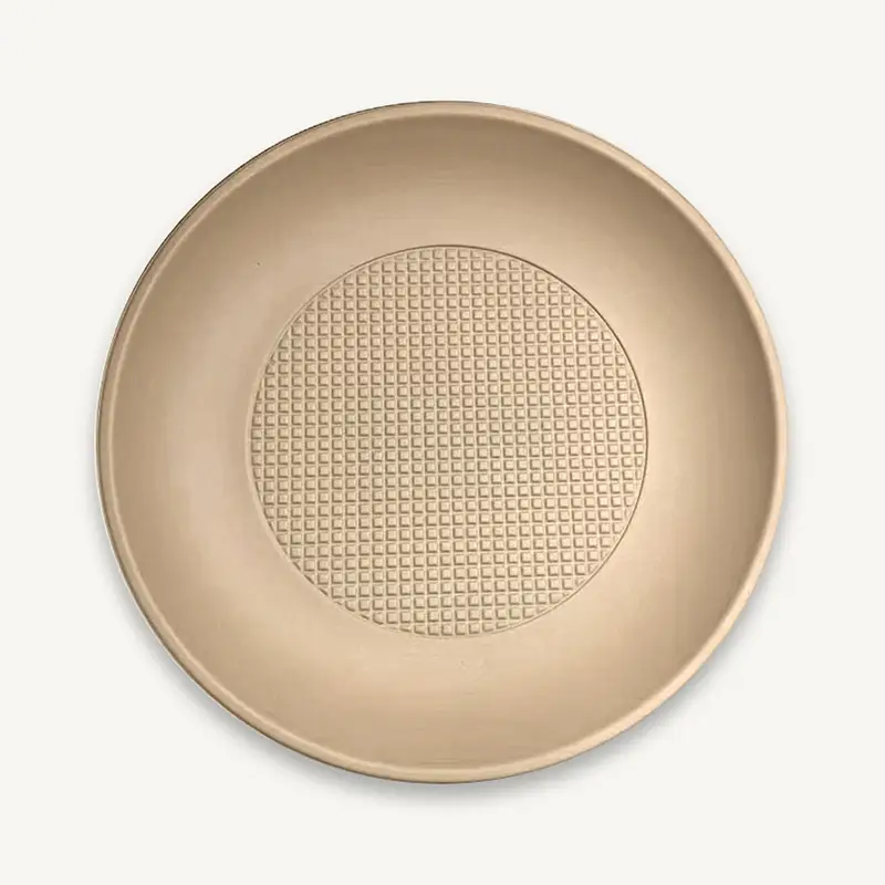 ZSS-D10 Wholesale Eco - Friendly BioBamboo Disposable Bamboo Plate 1