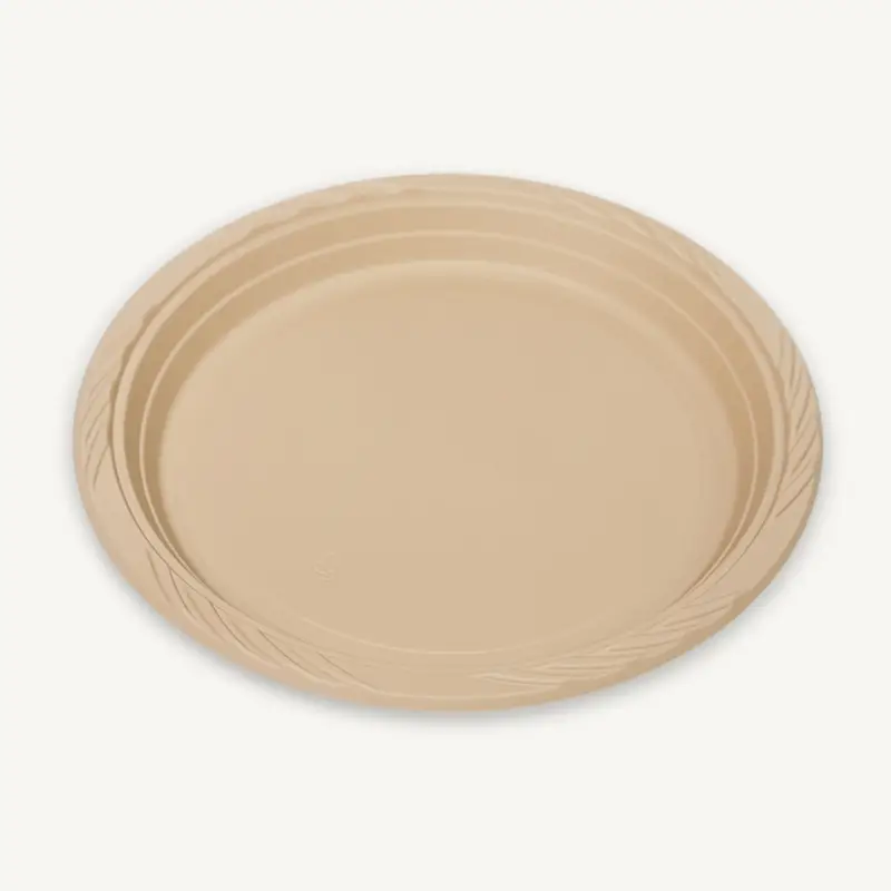 ZSS-DB6C Cost-Effective BioBamboo Disposable Bamboo Plate 1