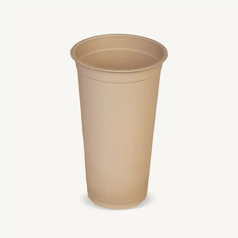 ZSS-CP600 Fully Compostable BioBamboo Disposable Bamboo Cup 1