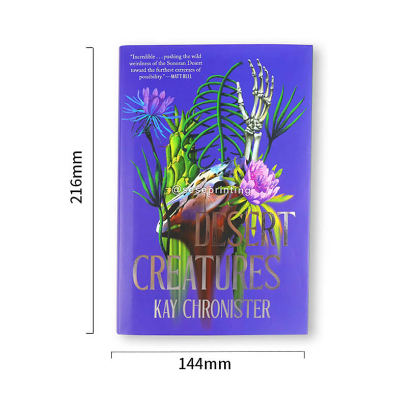 Custom Luxury Printing Book Hardcover Books with Stenciled Edges 6