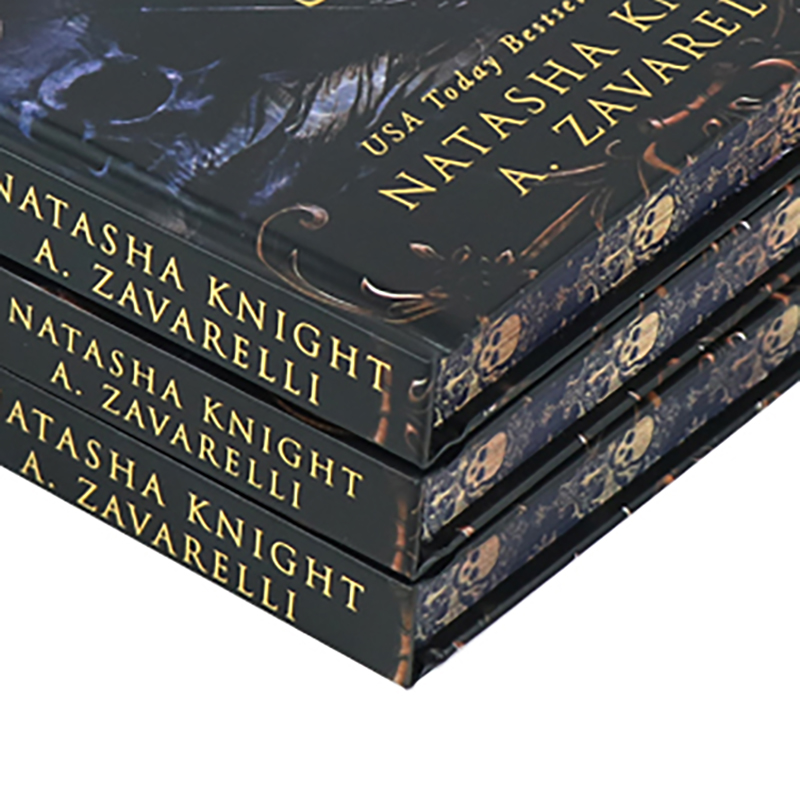 Sprayed Edge Hardcover Book Embossed Cover Book Novels Printing 13