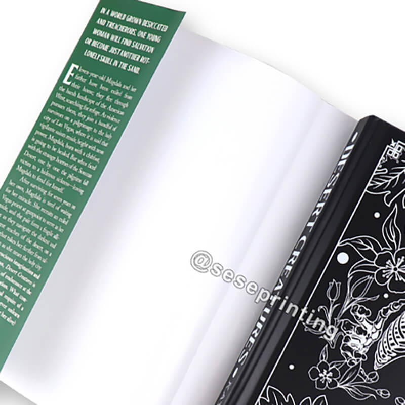 Custom Luxury Printing Book Hardcover Books with Stenciled Edges 8