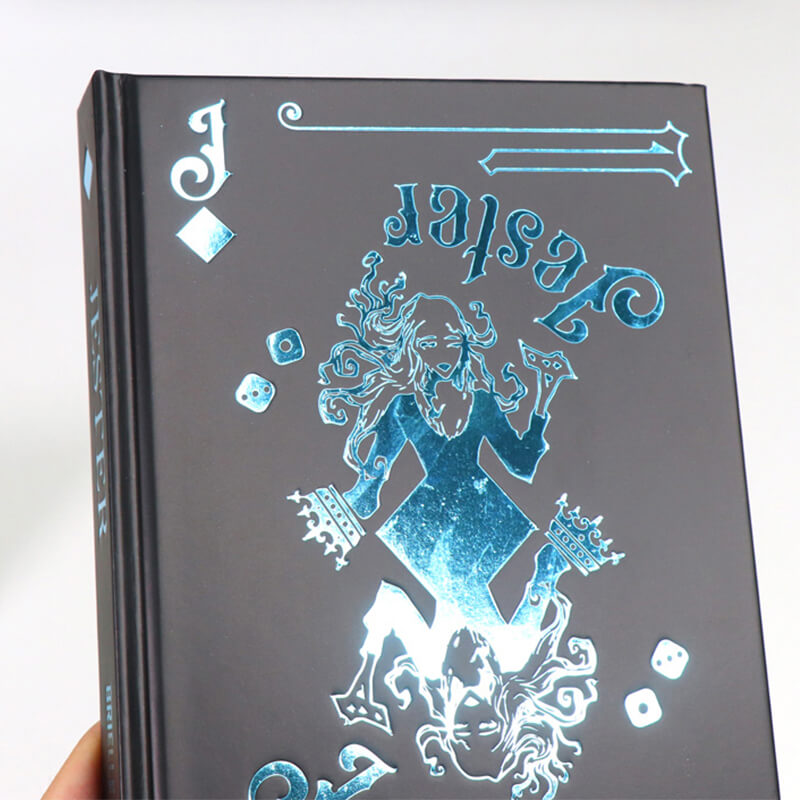 Hardback Book Custom Stenciled Edges Fiction Book with Dust Jacket 9