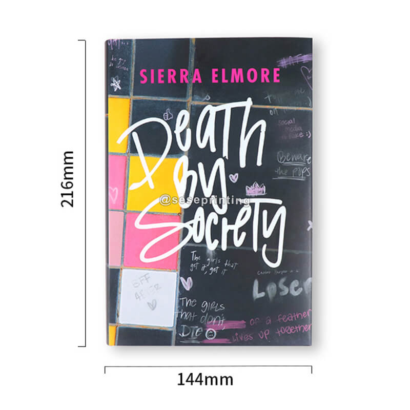 Book Printing Company in China Custom Sprayed Edges Hardcover Book 7