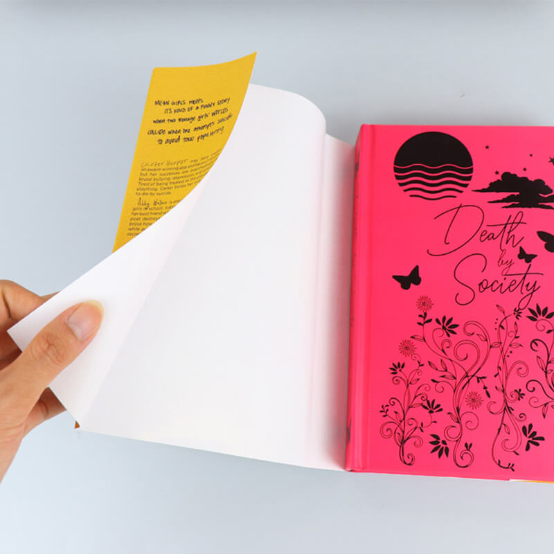 Book Printing Company in China Custom Sprayed Edges Hardcover Book 9