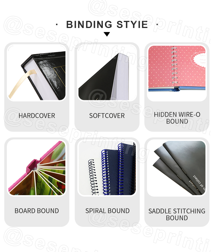 Custom Offset Printing Cover Dust Jacket Luxury Hardcover Book Cover 10