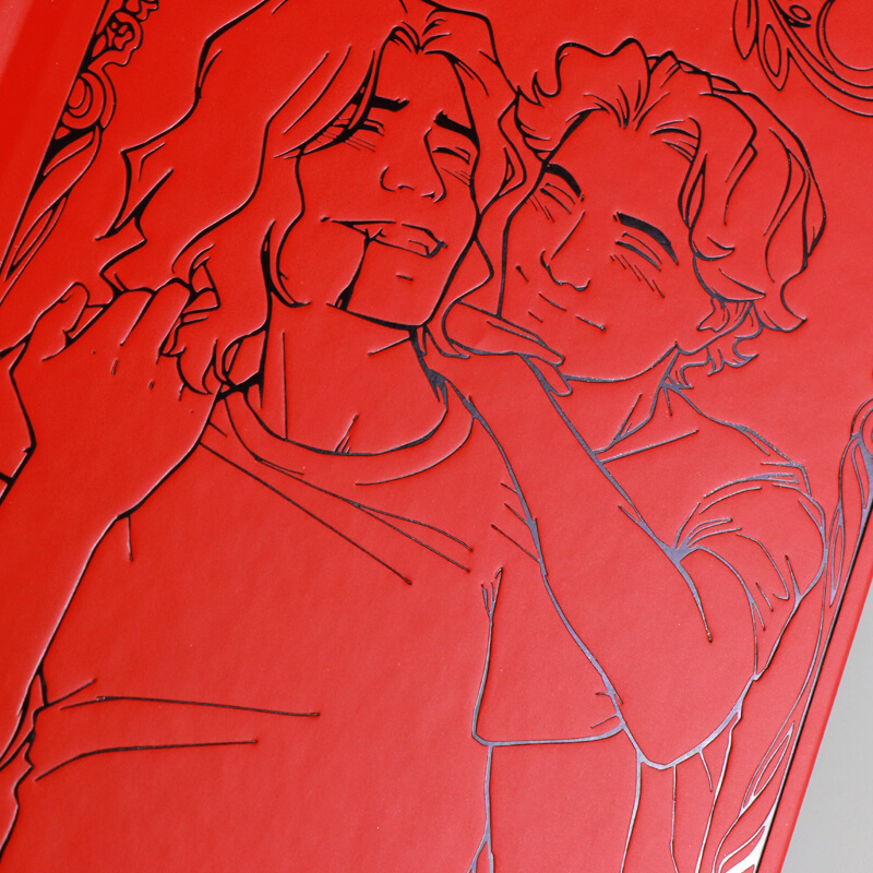 Sprayed Edge Hardcover Book Embossed Cover Book Novels Printing 9