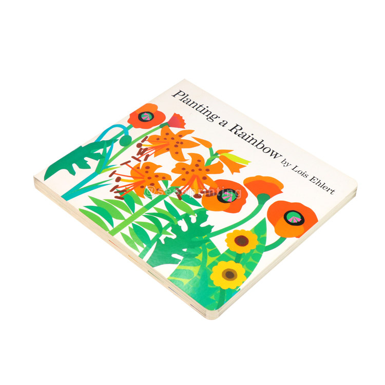 Custom Full Color Cardboard Book Children Board Book Printing 6