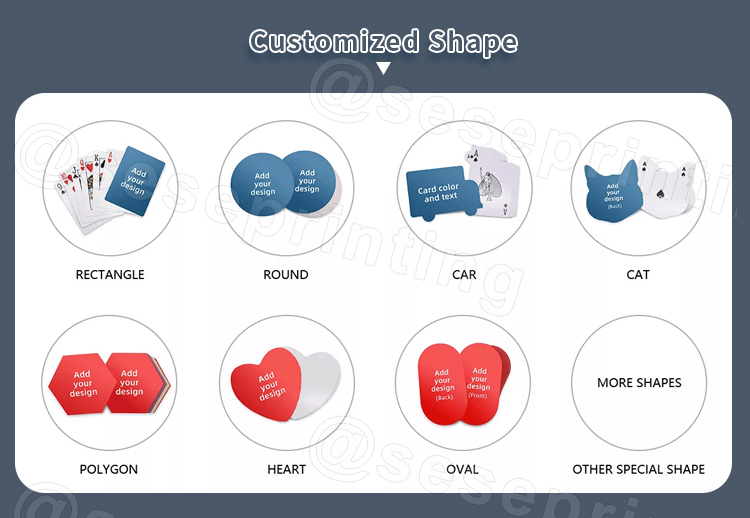 Custom Create Make Double Sided Card Game Printing Flash Cards for Birth 11