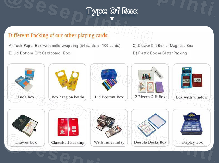 Custom Create Make Double Sided Card Game Printing Flash Cards for Birth 12