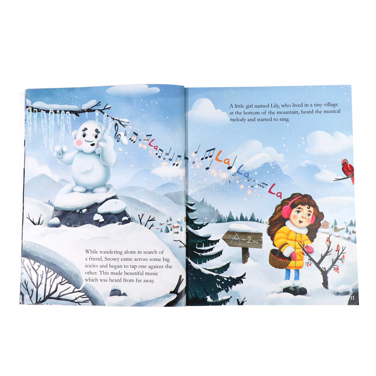 Custom Children Book Publishing Softcover Kids Story Book 7