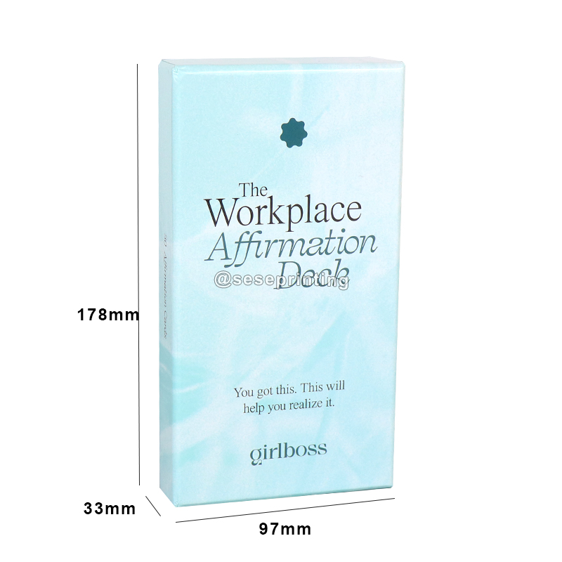 Mental Health Positive Card Printing Affirmation Cards with Wooden Stand 6