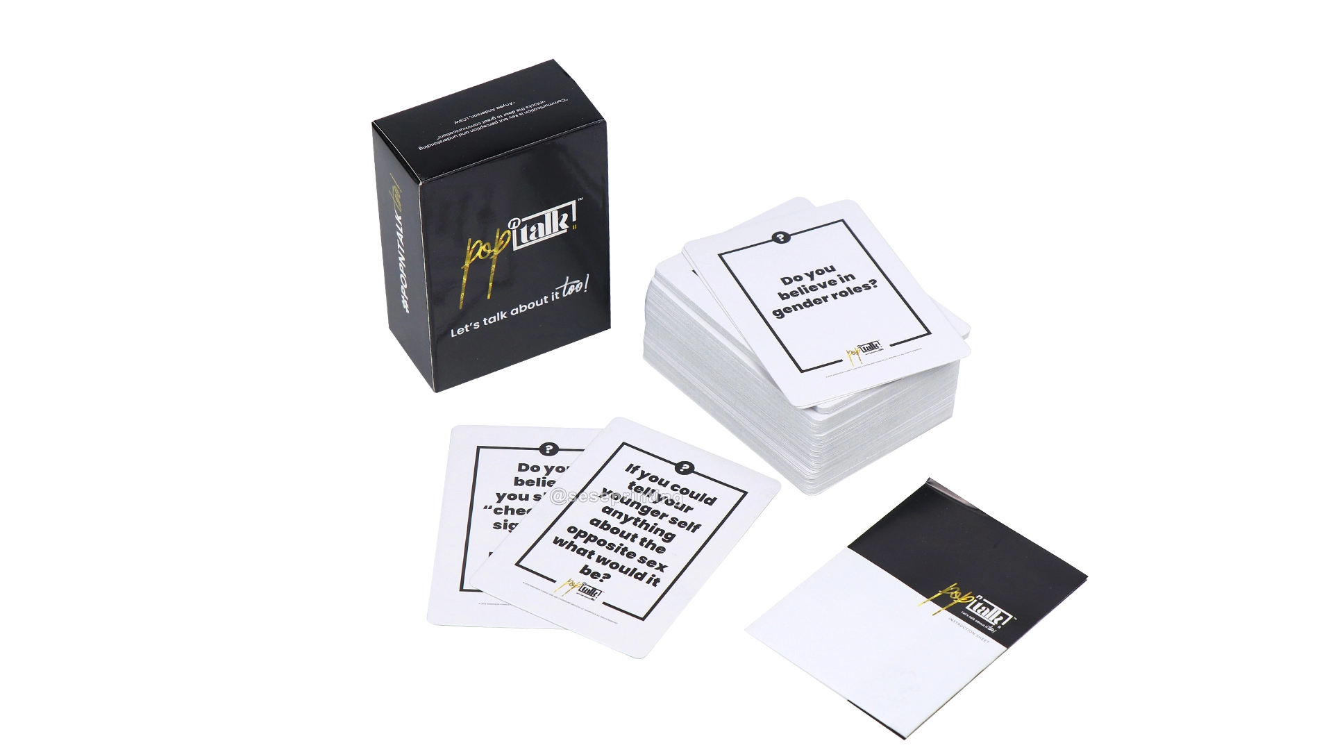 Customized Question Card Game Printing Conversation Card - SeSe Printing 1