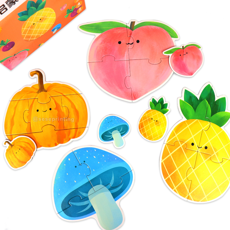 Custom Children Interactive Board Game Jigsaw Puzzles Card Game 8