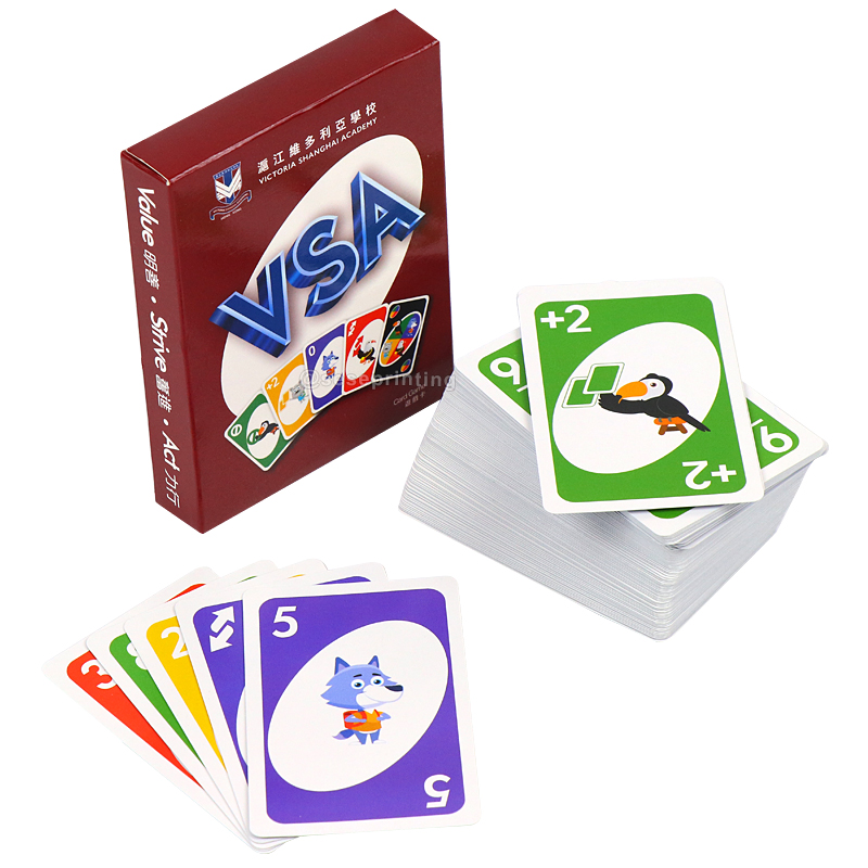 Custom Made Adult UNO Playing Card Party Game Sets Manufacturer 8