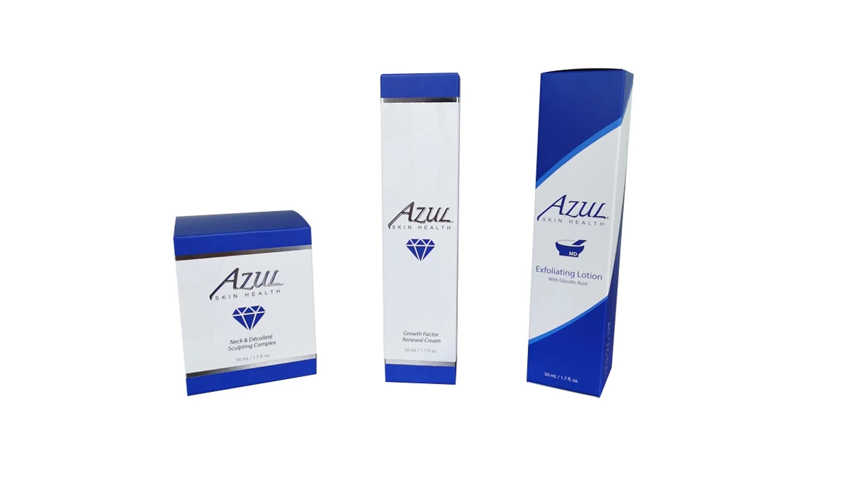 Custom Tuck Top Cardboard Box Hot Stamping Spot Uv Retail Package Matte Lamination Skincare Box Packaging 1