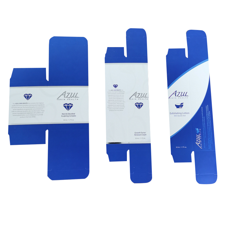 Custom Tuck Top Cardboard Box Hot Stamping Spot Uv Retail Package Matte Lamination Skincare Box Packaging 8