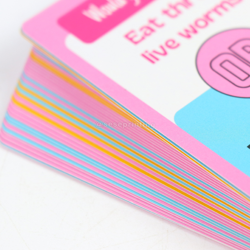 Custom Printed Paper Flash Card Printing Memory Game Flashcards For Kids Educational 8