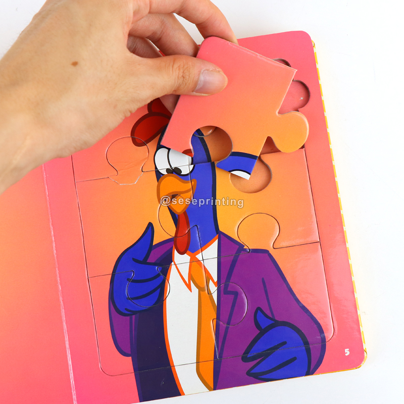 Quality Jigsaw Puzzle Books for Kids Custom Children Board Book Printing | SeSe Printing 8