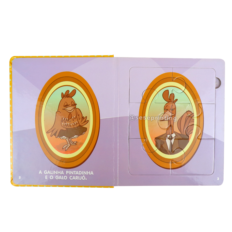 Quality Jigsaw Puzzle Books for Kids Custom Children Board Book Printing | SeSe Printing 7