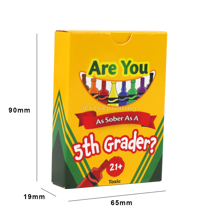 Custom Playing Card Printing Educational Kids Children Flashcard Words Memory Flash Cards 6