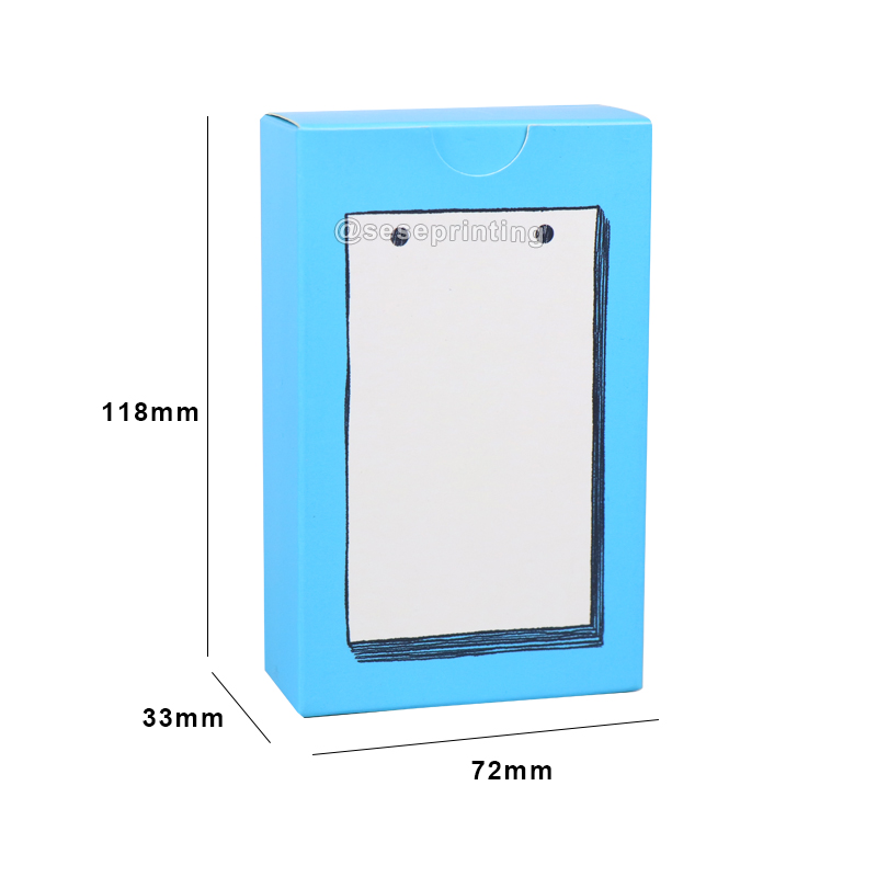 Blank Card Double-sided Available Printing Message Paper Card Gift Card with 2 Holes Drilled 6