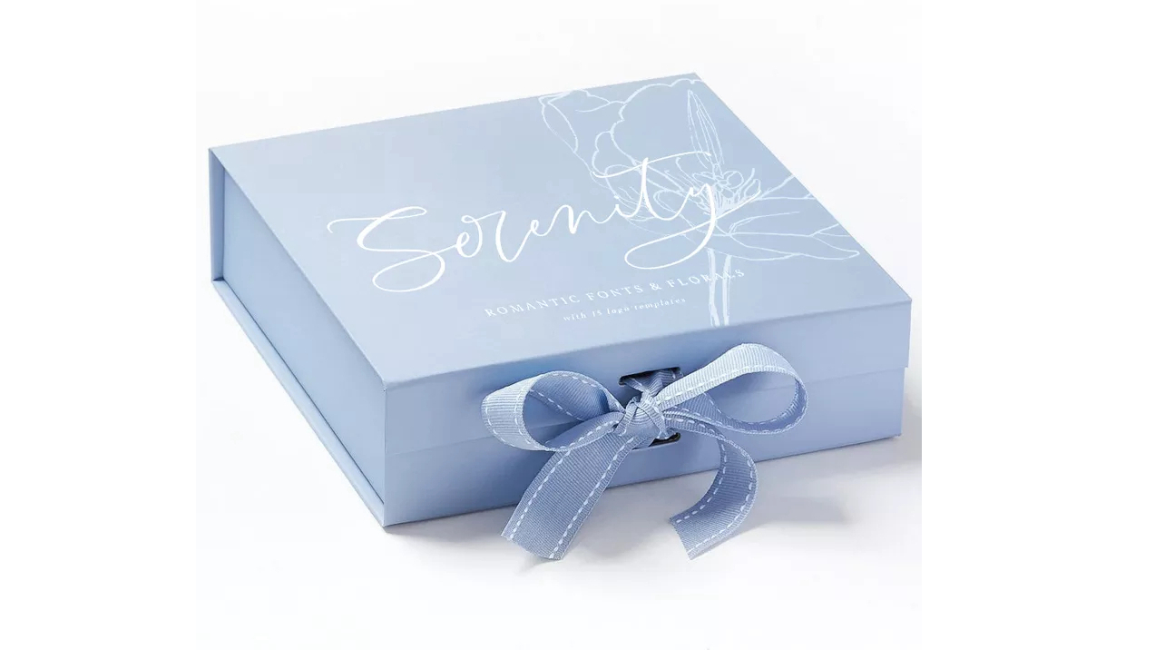 Custom Logo Gift Box Magnetic Closure Folding Box For Garments Clothing 1